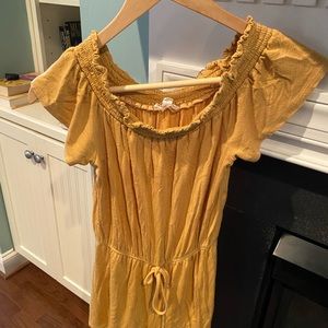 PAC Sun/LA Hearts Mustard Romper